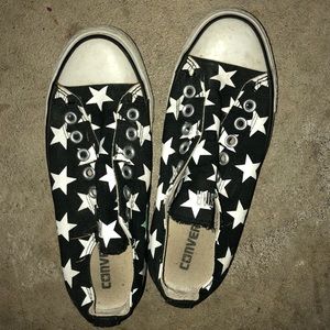 Star converse slip ons